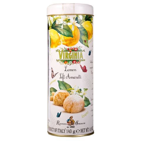 Virginia Amaretti Lemon Tin 140g